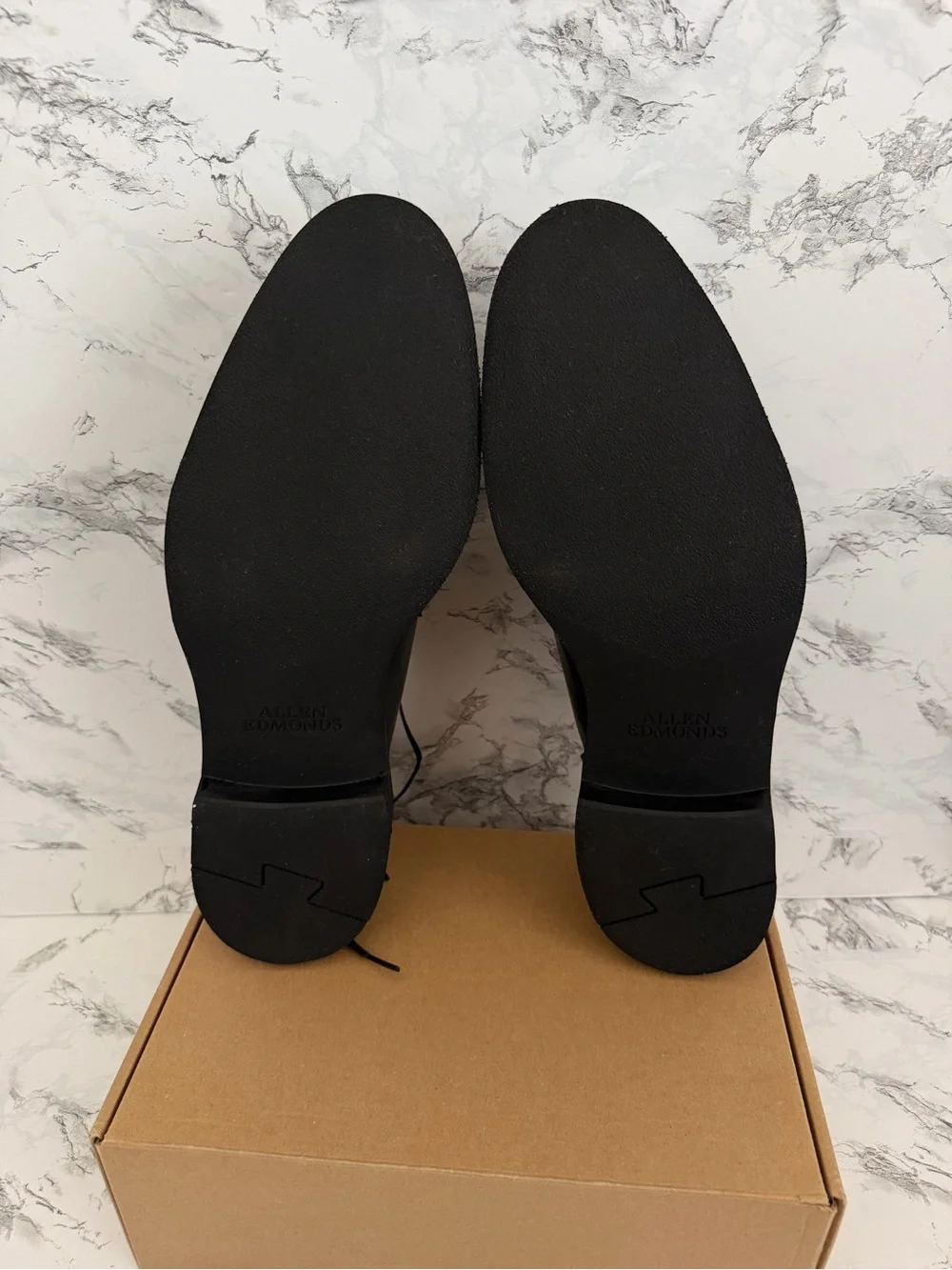 Allen Edmonds Denali Derby Leather Split-Toe Lace Dress Shoe Black Men’s Size 13